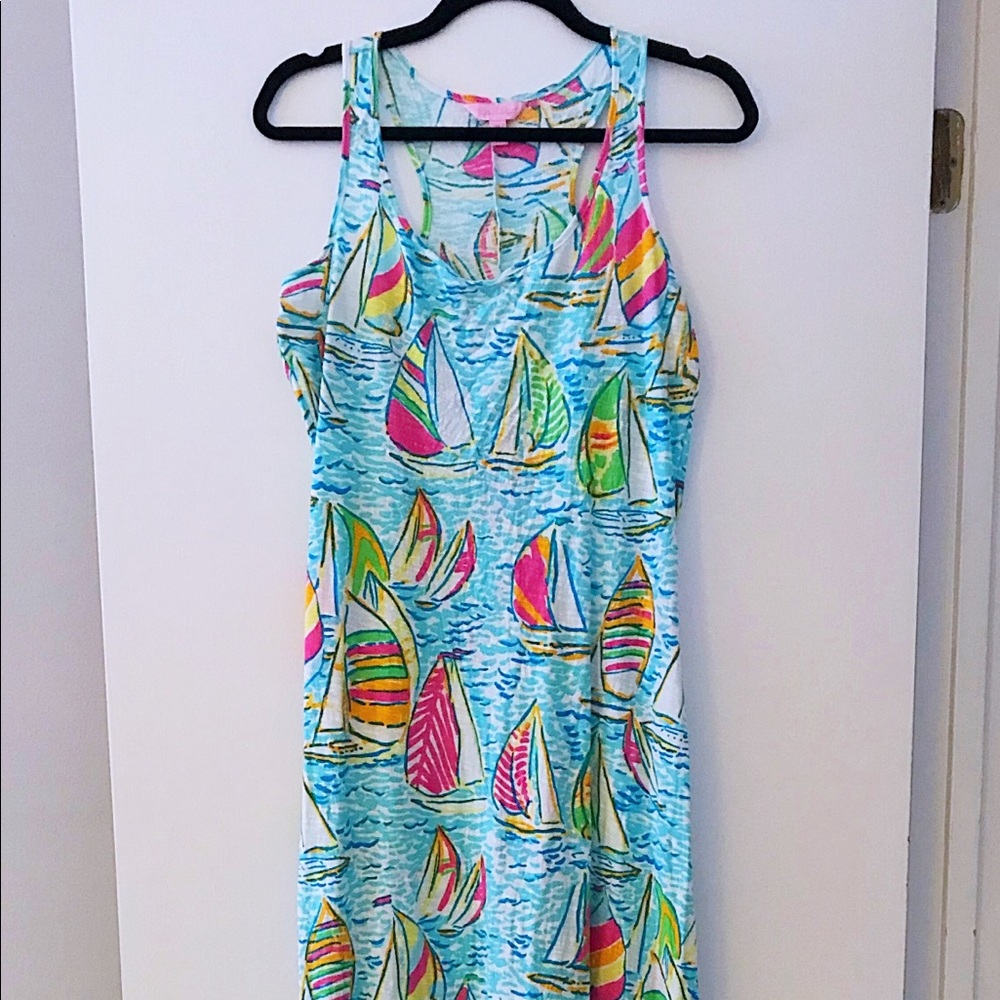 Lilly Pulitzer You Gotta Regatta Maxi Dress